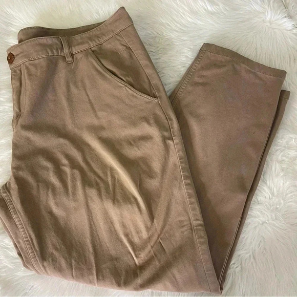 Mugsy Khaki Mens Chino Pants Size 40 x 30 - Picture 2 of 6